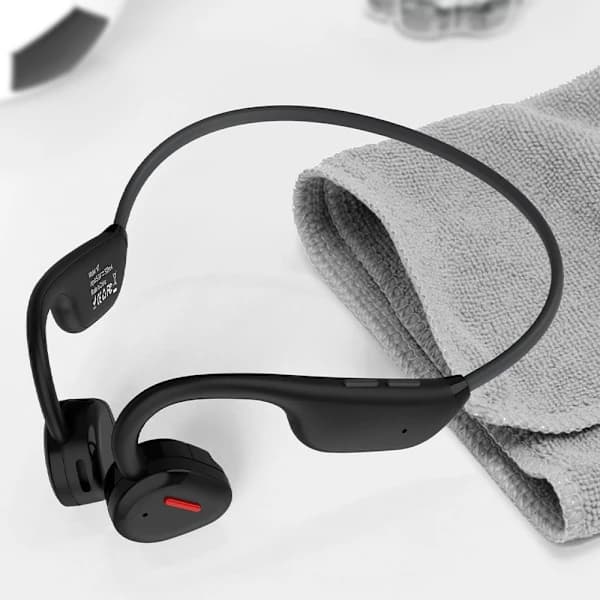 Bone Conduction Hovedtelefoner Åbent øre LYSEGRÅ lysegrå