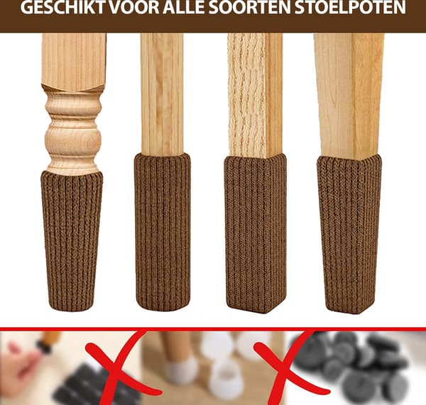 Elastiske Stolbensbeskyttere Sett med 24