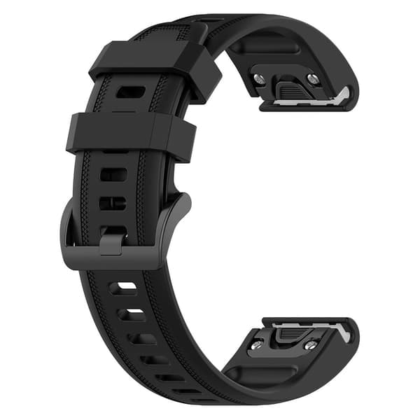 {NT}Silikone armbånd til Garmin Fenix 6S - 20mm - Sort