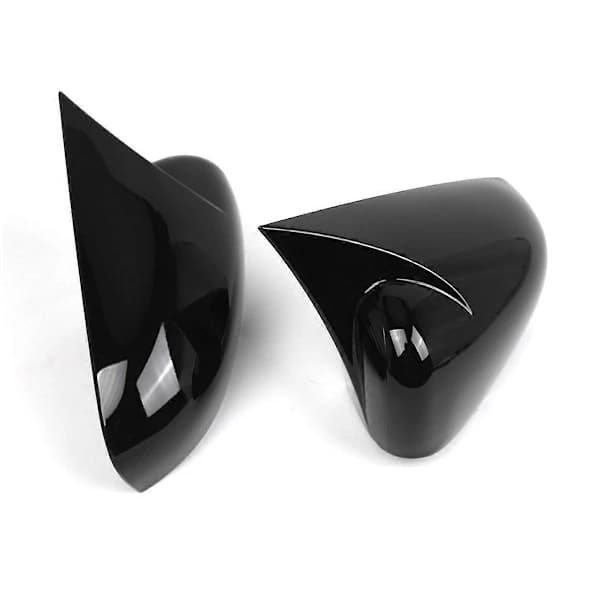 For Renault CLIO-4 MK4 2012-2019 Glans Sort Dør Sidespeildeksel