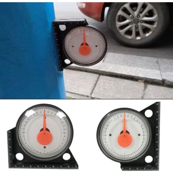 Mini inklinometer måleværktøj vinkelmåler hældningsniveau vinkeldetektor klinometer hældningsvinkelmåler med magnetisk base/NC/