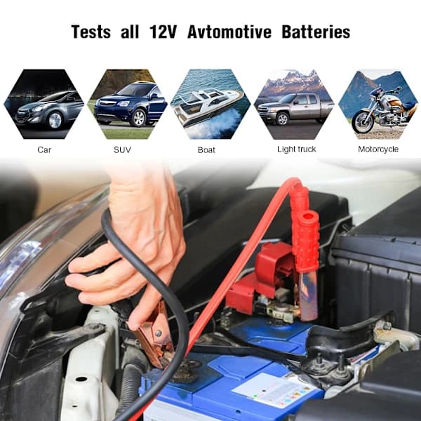 Bilbatteritester Krets Tester Batterianalysator 1 stk