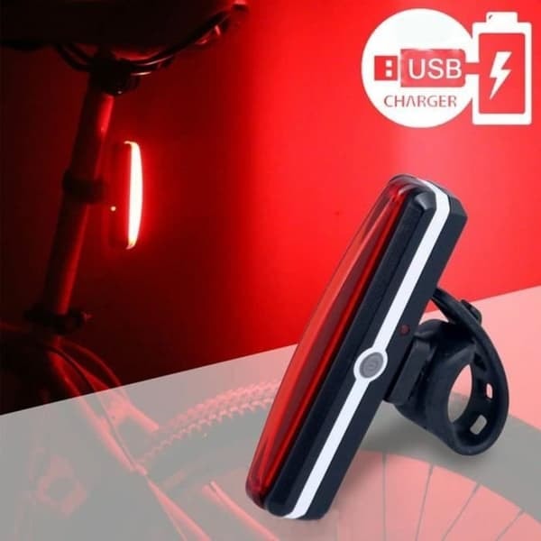 {NT}LED-pyörän takavalo USB ladattava pyörälamppu - Erittäin kirkas punainen takavalo Helppo asentaa