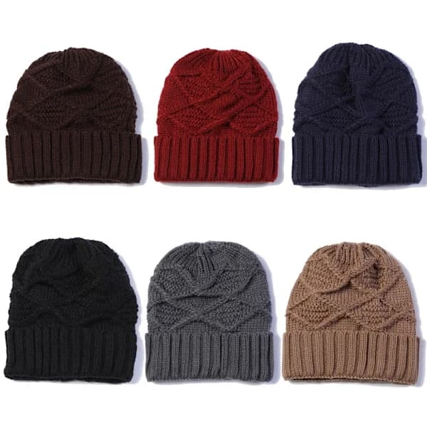 Kuulosuojaimet Pipo Neulottu Pullover Pipo PUNAINEN punainen