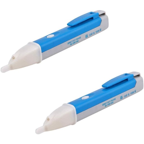 2st beröringsfri spänningstestare Elektrisk spänningsdetektorpenna 30-1000v AC induktiv elektrisk testpenna