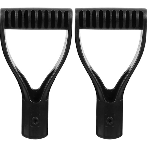 2-pakning 3 cm plastspadehåndtak D-håndtak for snøskuffe rake spade snørydding hageredskaper