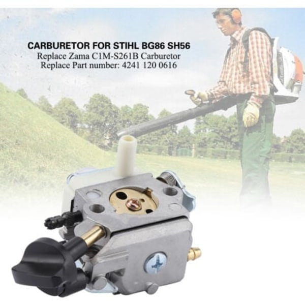 Kaasutin Stihl Metallinen Kaasutin Stihl BG86 SH56 SH56C SH86 SH86C Kaasutin ZAMA C1MS261B/NC/