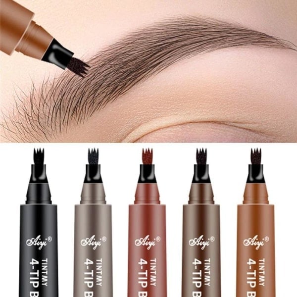 /Hc/Øjenbrynspen / Tattoo Brows - Vælg farve! Brown #3 Red Brown