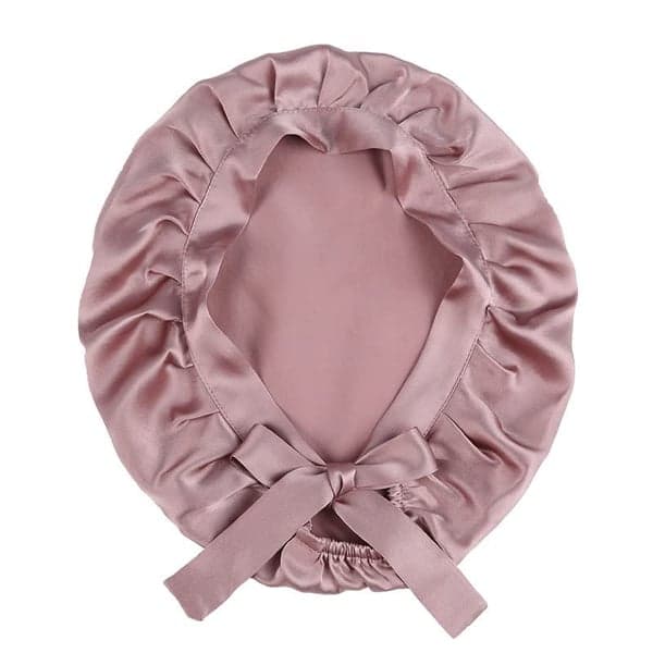 Sovmössa nattmössa siden Rosa