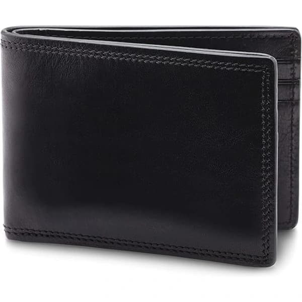 /NN/Bosca Miesten lompakko, Dolce Nahka Slim Bifold Lompakko, Musta