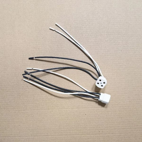 4 stk G10Q 4-pins lysrørsokkel