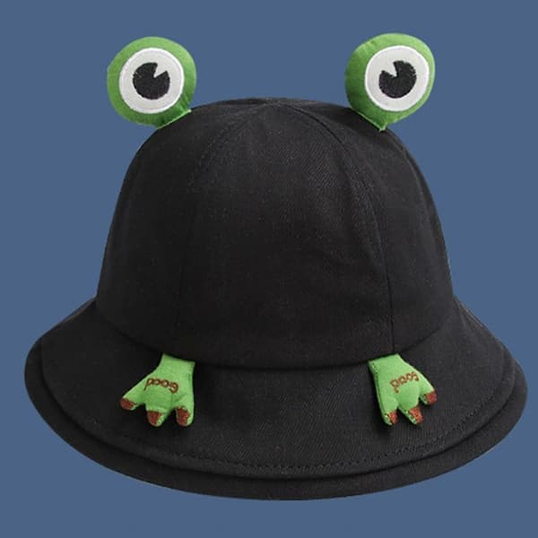 Söt hatt Groda Bucket Hat GUL Gul