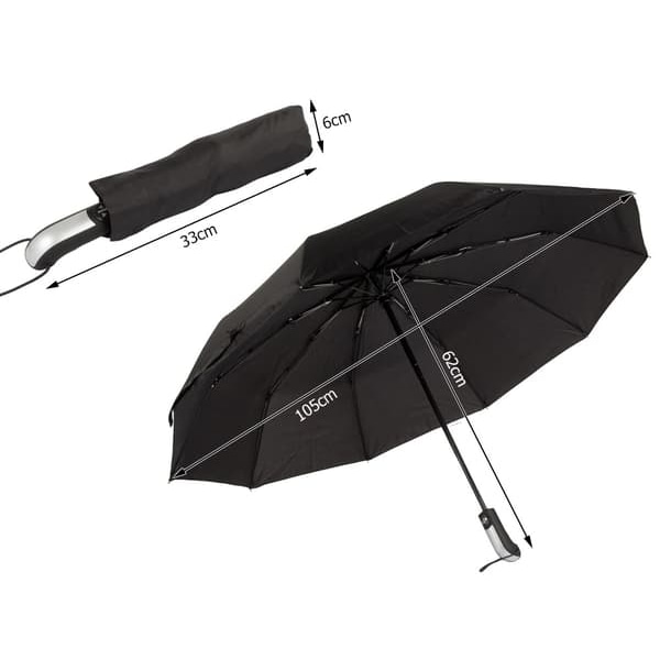 [NT] Hopfällbart automatiskt paraply stor XL unisex