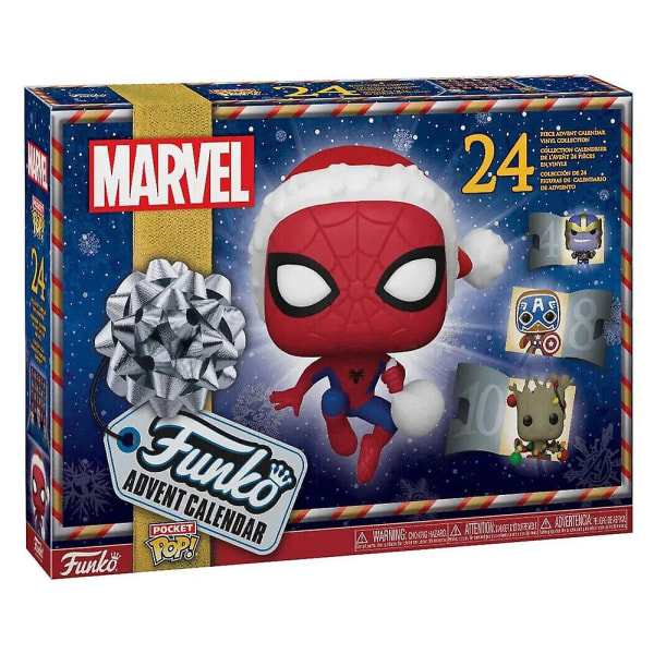 Pocket Pop adventskalender Marvel Holiday 2023 - 24 minifigurer
