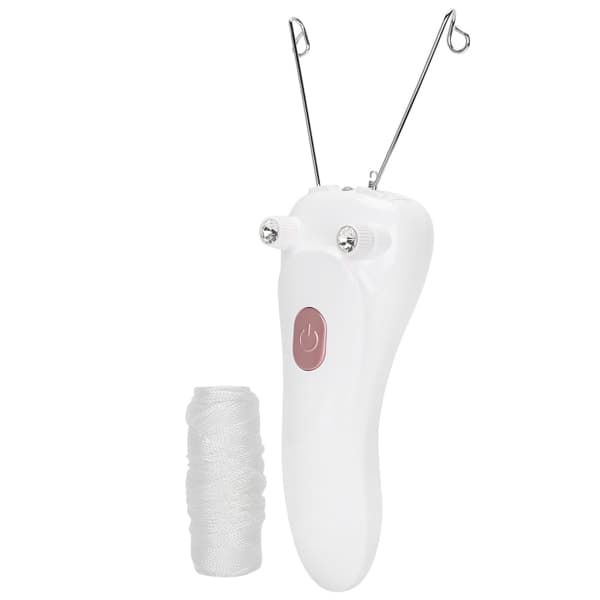 Elektrisk tråd-epilator Hårfjerner USB-lading av bomullstråd-epilator (vert bomullstråd USB-kabel) (rosa)