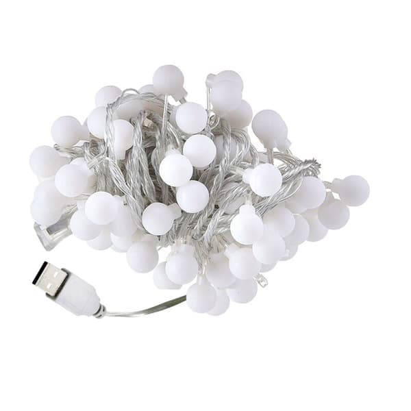 LED-ljusslinga - 10 m, 80 lysdioder - USB-driven