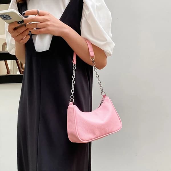 Tygväskor Underarmsväska ROSA rosa