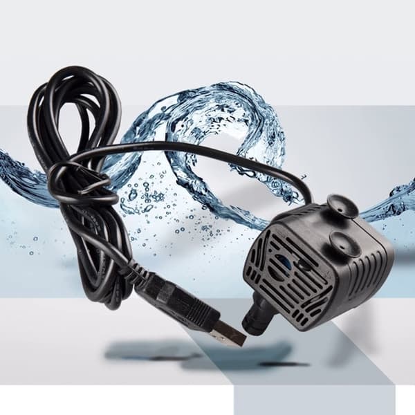 [NT] Upotettava pumppu suihkulähteille, nostokorkeus 0,4–1,5 m, 180 l/h, 5 V