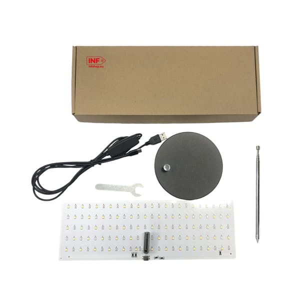 Justerbart LED-vekstlys med 3 lysmoduser og 4-trinns dimmer 492