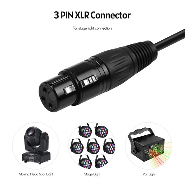 USB till DMX-gränssnittsadapter - LED DMX512 Dator PC Scenbelysningskontroller Dimmer
