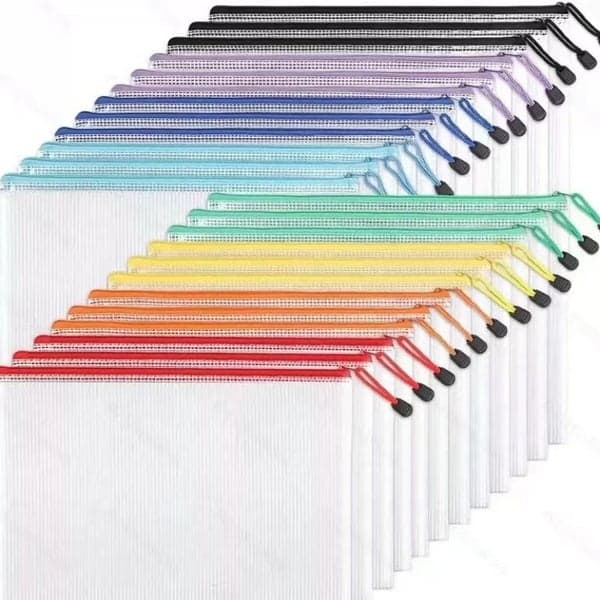Tjocka Vattentäta A4-nätpåsar - 24-pack