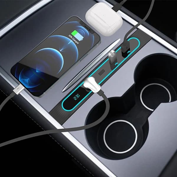 Dockingstation USB Hub 27W hurtigoplader