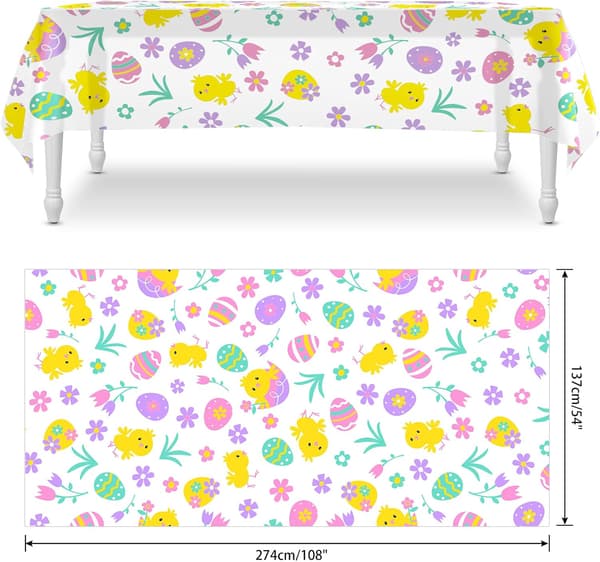 Easter Tablecloth 137cmx274cm