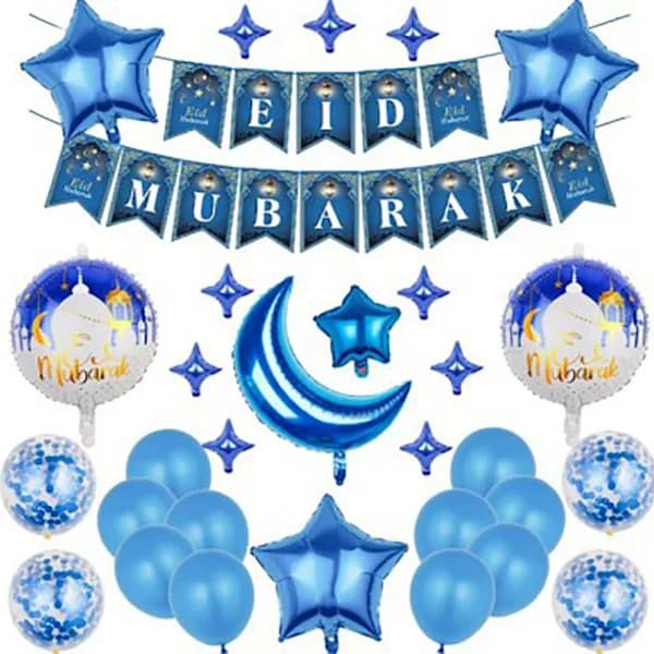 10 kpl al-Adha Ilmapalloja Eid Mubarak Ilmapalloja 06 06