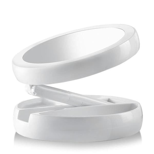 Makeup-spejl med LED-lys Vit white