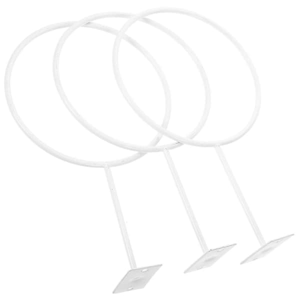 Basketboll Displayställ Väggmonterad Bollförvaring Enkel Design Sportutrustning 3-pack