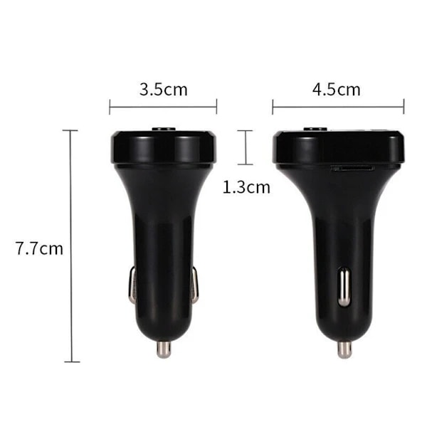 /NN/Bluetooth Bil FM MP3-afspiller USB-oplader{F2}