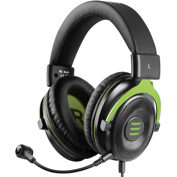 Pc Gaming Headset - Ps4 Headset Trådbundna spelhörlurar med brusreducerande mikrofon, Over Ear-hörlurar kompatibla med Ps4/ps5 Controller, Xbox One, Pc Style 2