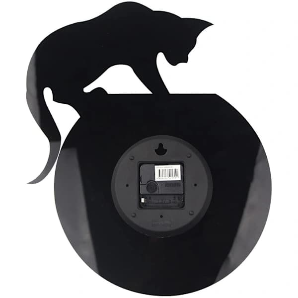 Tre guldfiskar katt väggklocka/katt väggklocka vardagsrumsspegel 3D väggdesign