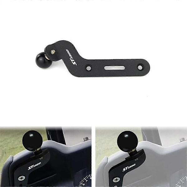 Kompatibel med Honda Pan European ST1300 2002-2015 2016 2017 2018 Motorsykkel GPS Holder GPS Telefon Navigasjonsfeste Holder Stativ-WELLNGS/NT/