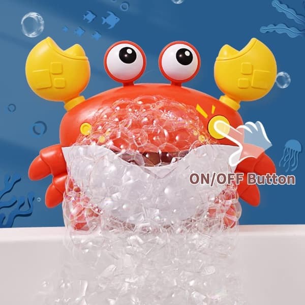 Krabba Bubbelmaskin för Bad - Med Musik - Barnleksak