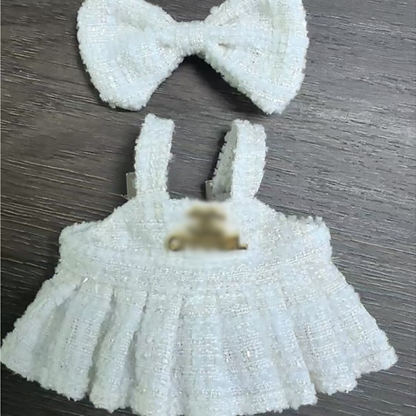 /NC/Labubu Kläder Klänning Labubu Märkeskläder Outfit 17cm Plyschdocka Liten Doft Vind Rem Klänningsset Labubu Kläder #11