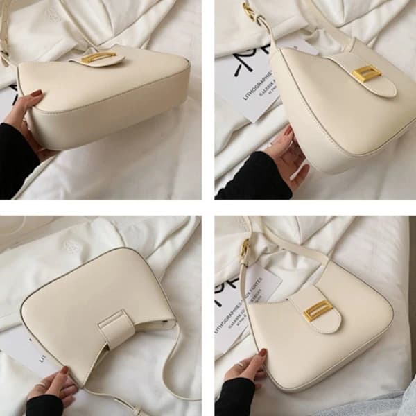 Underarms Crossbody Väskor Dam Axelväska GUL gul