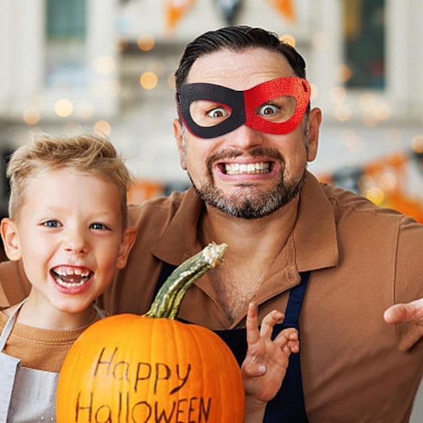 [NT] Maskerad Ögonmasker för Vuxna, Halv Ansikts Halloween Kostym Ögonmasker, Unika Festmasker