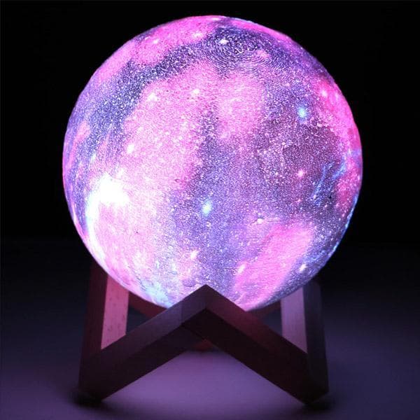 Yölamppu XL Täysikuu 3D Kuulampun multifärg multicolor