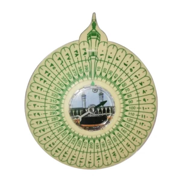 Qibla Hitta Kaaba Lommeformat Bærbar Islamsk Bønn for Reise