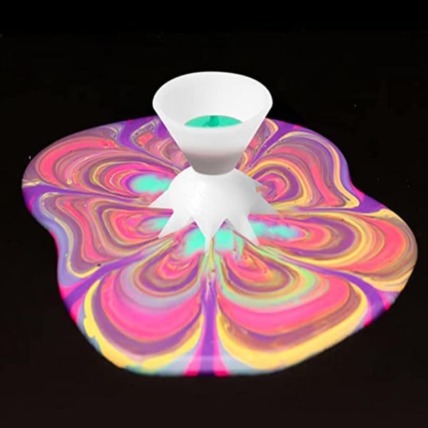 [NT] Paint Pouring Split Cup til Akrylmaling Pouring Mini 7-Benet Tragtdelt Kop