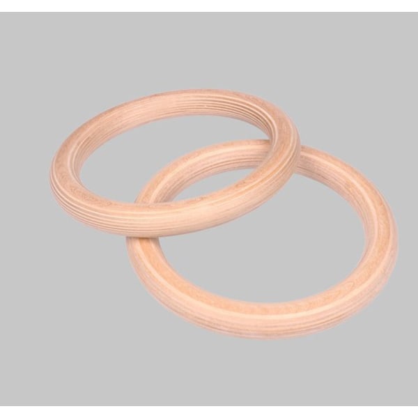 Femor gymnastikringe træ gymnastikringe ringe gymnastik Fér sport fitness træning 28mm