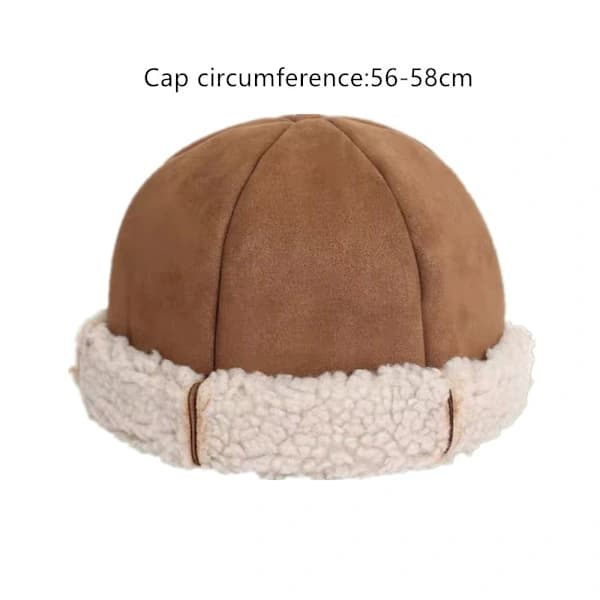 Brætløs hue Cap Dome Melon Hat KHAKI khaki