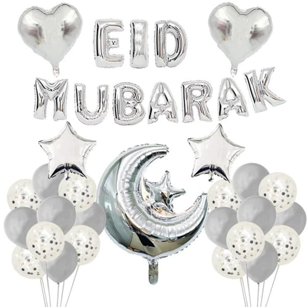 Eid Mubarak Ilmapallot Puhallettavat Lelut HOPEA