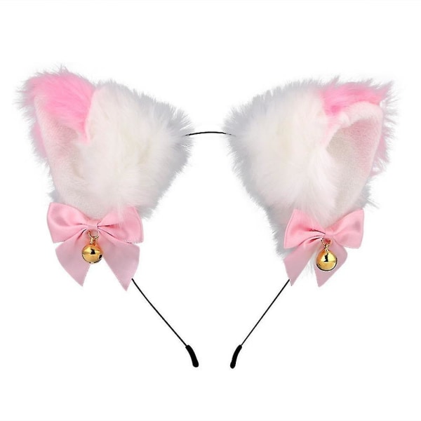 Cat Ears Pannband, Halloween kostym, Cosplay Girl Plysch Furry Ears