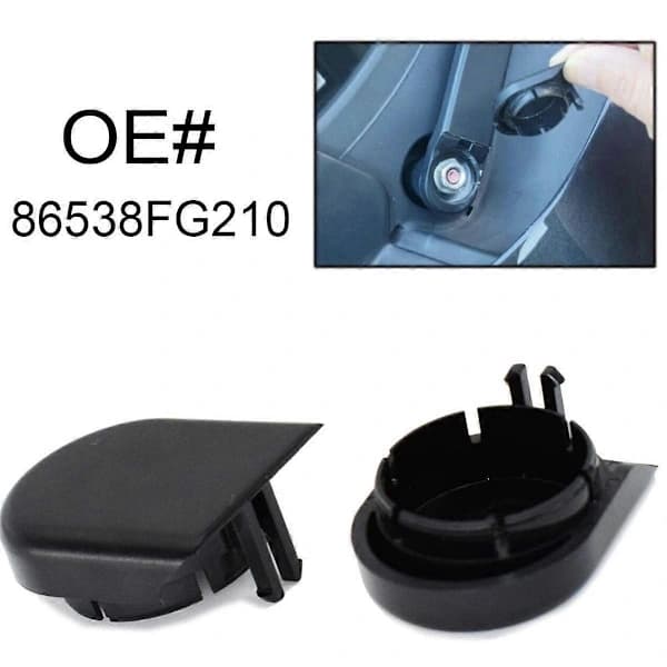 2 stk Frontrute Vindusviskerarm Mutterdeksel for Mazda 6 RX8 CX