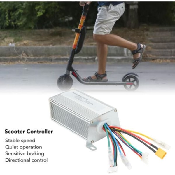 36V 16A Borstlös Motorstyrenhet i Aluminiumlegering för LENZOD Elektrisk Scooter Styrenhet/NC/
