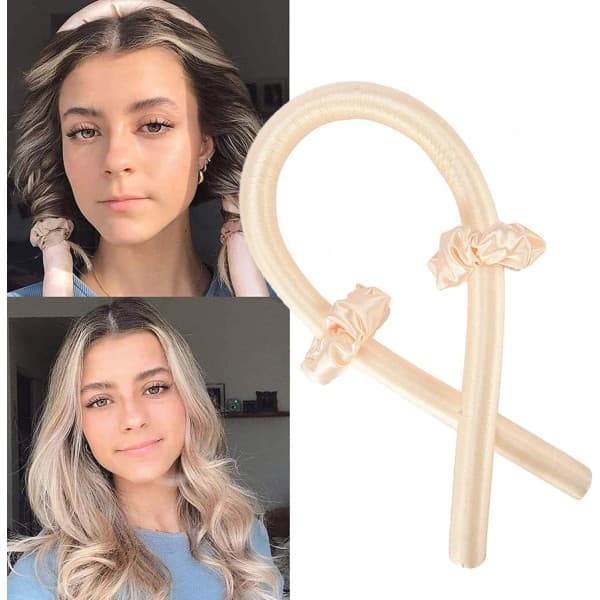 Hårruller, Silke Hårcurlers, Varmefri Manuel Hårrulle