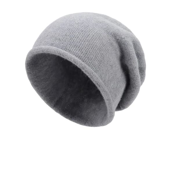 Bomull Cashmere Pullover Lue Beanie Lue VINRÖD Vinrød