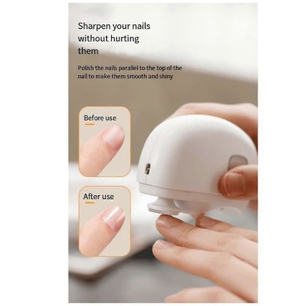 [NT] Elektrisk Negleklipper Slibning og Polering Multifunktionel Bærbar Automatisk Neglefræser Elektrisk Manicureværktøj